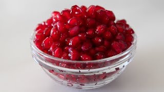 How to Seed a Pomegranate  Cooking Tips amp Recipes [upl. by Eselehs329]