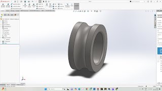 Ball Bearing Part Modelling Part 02 Inner Race [upl. by Selena]