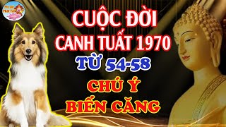 Tử Vi Trọn Đời Tuổi CANH TUẤT 1970 Từ 5458 Tuổi Hưởng LỘC Ơn Trên PHÁT TÀI RỰC RỠ  PQPT [upl. by Durno480]