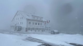 Snowstorm suddenly buried Switzerland Blizzard buried tourist attractions Switzerland [upl. by Elyad]