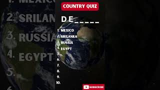 Guess These Countries by Their First 2 Letters 🌍 quiz country guess trivia ytshorts shorts [upl. by Benis]