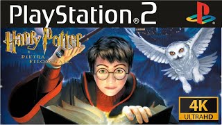 HARRY POTTER E LA PIETRA FILOSOFALE PS2 PCSX2 GIOCO COMPLETO 100 4K [upl. by Ahseinod]