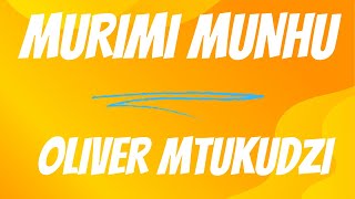 Oliver Mtukudzi  Murimi Munhu Lyrics [upl. by Yelad]