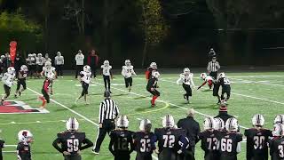 Reading Black vs Reading White 7th8th Grade Youth Football QuarterFinal 2024 [upl. by Nawuj304]