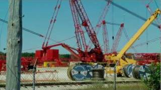 manitowoc 31000s and other cranes in the yard [upl. by Merle948]