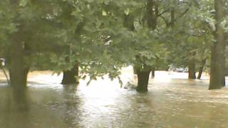 2011 Hurricane Irene Flood Hellertown Pennsylvania [upl. by Sanburn947]