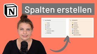 Spalten in Notion erstellen So funktioniert’s auch in Toggles und Callouts [upl. by Iralam]