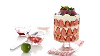 Receta de trifle de fresas con Thermomix [upl. by Bocock868]