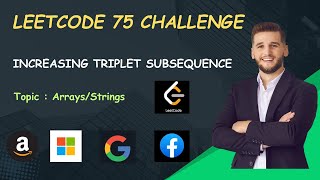 Increasing Triplet Subsequence  Day8  LeetCode 75 Challenge [upl. by Lednahs]