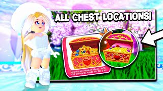 ALL CHEST LOCATIONS In Divinia Park REVEALED 💎 easy Roblox Royale High [upl. by Letnahs]