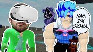 roblox VR hands is cursed [upl. by Johnette502]