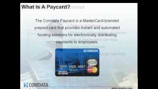 Comdata MasterCard Paycard Overview [upl. by Acenahs]