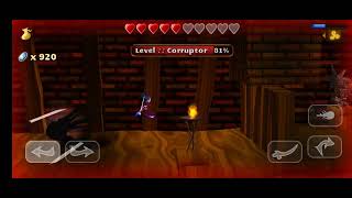 Kill first corruptor boss level 54  swordigo [upl. by Amalee]