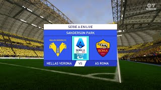 Hellas Verona vs Roma 02112024 Serie A FC 25 [upl. by Sergias976]