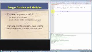 Java Tutorial  Division and Modulo Operator Explained [upl. by Hamforrd]