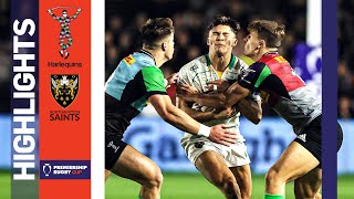 Harlequins v Northampton Saints  HIGHLIGHTS  Thriller Decided by 1 point Premiership Cup 202122 [upl. by Samale]