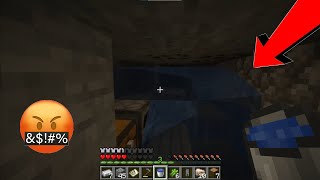 I filled his base with water minecraft survival series [upl. by Neale]