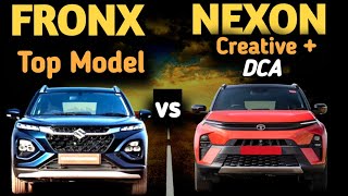 Nexon Creative  DCA 2024 vs Fronx Top Model 2024🔥Detailed ComparisonNexon vs Fronx 2024Nexon 2024 [upl. by Haleemaj990]