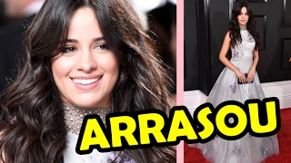 CAMILA CABELLO USA VESTIDO LINDÍSSIMO NO GRAMMYs 2017 MAIOR PREMIAÇÃO DA MÚSICA INTERNACIONAL [upl. by O'Mahony]