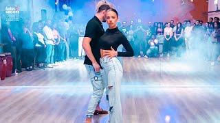 Frio Bachata Remix  Jensen amp Pinto Picasso  Daniel y Tom Bachata Dancing [upl. by Gerladina]