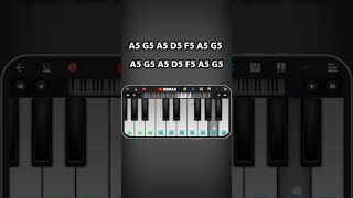 Manam Theme  Mobile Perfect Piano Tutorial  Notes  Nagarjuna  shorts telugu piano [upl. by Bertelli550]