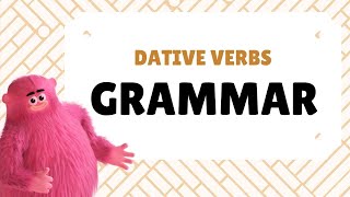 A1L15Free German Grammar Classes  Dative Verbs [upl. by Iahk]