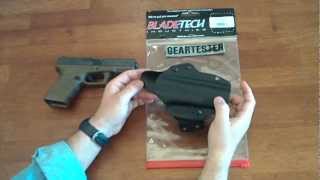 BladeTech Eclipse OWB Holster Table Top Review by TheGearTester [upl. by Airel827]