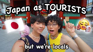 TOURISTS in our own city for 24 hours TOKYO JAPAN  worldofxtra [upl. by Ahsiekim]