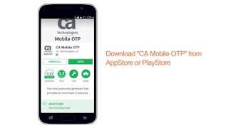 Generate OTP for Baroda Connect using CA Mobile OTP App [upl. by Horlacher2]