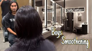 ✨MALE HAIR SMOOTHENING BY DANISH FULL VIDEO❣️ [upl. by Aikemat]