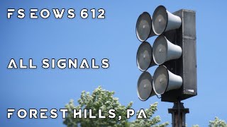 Federal Signal EOWS 612 Siren Test All Signals Forest Hills PA [upl. by Finstad]