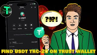 How to Add USDT TRC20 to Trust Wallet  Step by Step [upl. by Skillern]