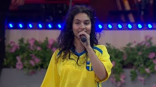 Alessia Cara  Scars To Your Beautiful Live in Sweden Allsång På Skansen 2018 [upl. by Aigneis]