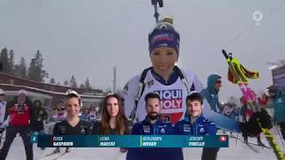 Biathlon WM  quot MixedStaffel quot  Östersund 2019  Mixed Relay [upl. by Margarethe]