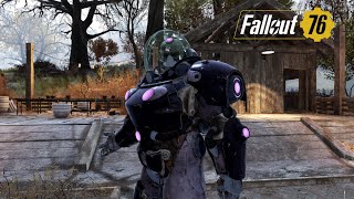 Fallout 76  Flatwoods Monster Power Armor Paint  Showcase [upl. by Lavery]