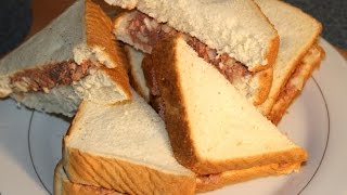 HOW TO MAKE REAL JAMAICAN CORN BEEF SANDWICH RECIPE [upl. by Eintihw]