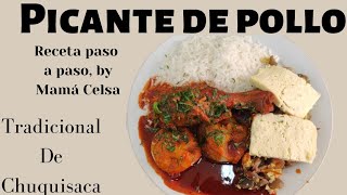 PICANTE DE POLLO tutorial paso a paso [upl. by Mat]