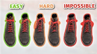 6 AMAZING Ways to Lace Your BOOTS  BootSpy [upl. by Nannie576]