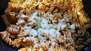 Tomato cheesy pasta  cheese tomato pasta  easy pasta recipe [upl. by Nyllaf]