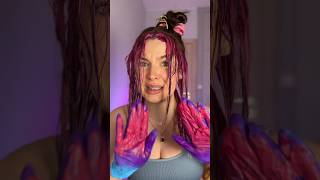 MAM FIOLETOWE WŁOSY 😨 test farby indola makeup beauty hair [upl. by Dworman956]