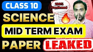 Class 10 Science Mid Term Exam Paper Leaked  Science Class 10 important questions  Exphub [upl. by Nwahsirhc766]