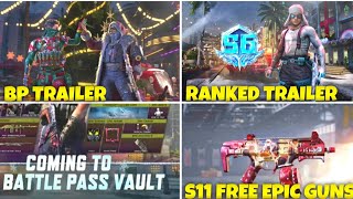 S11 FREE EPIC GUNS 2023  BATTLE PASS VAULT  BP S11 amp RANKED SERIES S6 TRAILER SEASON 11 SIREN SONG [upl. by Maddox17]