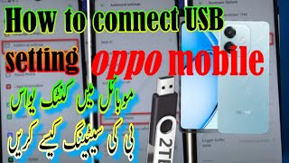 How to connect USB drive in OPPO mobile TAJAMALINFO [upl. by Lerraj]