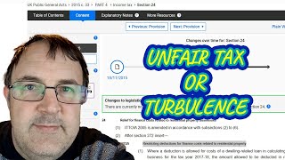 Unfair Tax or PLANNED Turbulence Buy To Let Investment Landlords [upl. by Anitak726]