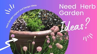 Where to Grow Herbs Herb Garden Layout and Design Ideas [upl. by Azmah]