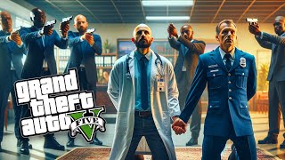 GTA 5 GERÇEK HAYAT   HAYDAR MI DOKTOR MU kim yaşayacak 87 [upl. by Aihsilat]