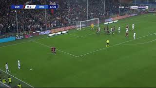 Sandro Tonali Free Kick VS Genoa [upl. by Amliv377]