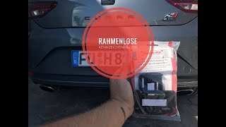 Seat Leon 5F Cupra 290  Rahmenlose Kennzeichenhalter [upl. by Navetse]