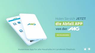 Die AWGApp  So geht Abfuhrkalender heute [upl. by Lorrac]