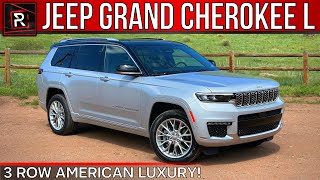 The 2023 Jeep Grand Cherokee L Summit Is A Long Favored 3Row American Luxury SUV [upl. by Selestina]